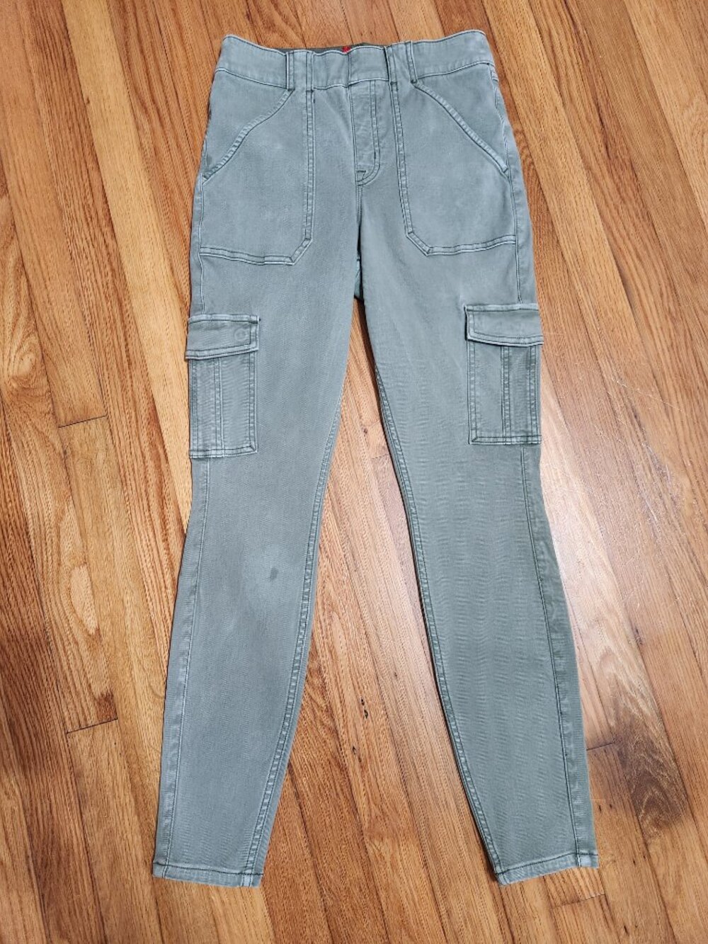 SPANX by Sara Blakely Olive Green Cargo Utility Pants Size M